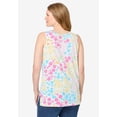 thumbnail image 2 of Woman Within Plus Size Perfect Printed Scoopneck Tank, 2 of 6