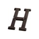 thumbnail image 5 of Wosthever Placa de puerta de decoración de hierro, placa de número de casa de Metal de amplia aplicación, fácil de instalar B17--H B17--H 2Conjunto, 5 of 6