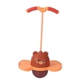 thumbnail image 2 of Pogo Ball para niños, juguete de equilibrio mejorado con luz para niños y niñas, mejora el equilibrio y coordinación, juegos de fitness, juguete de Marrón, 2 of 8