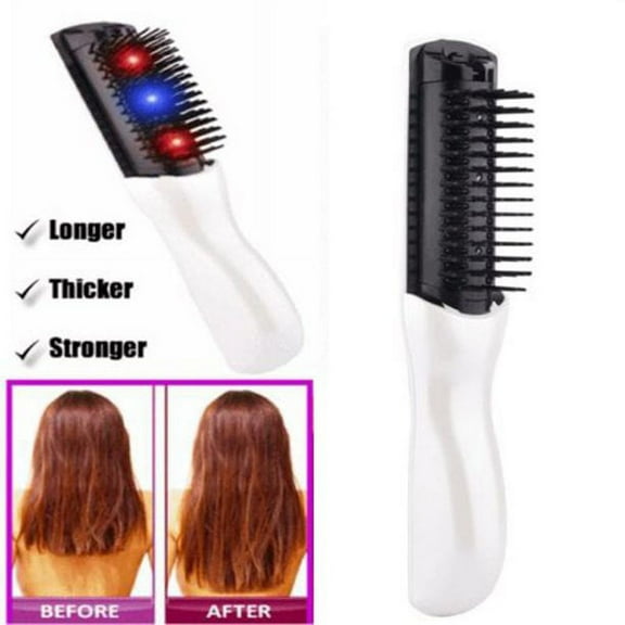 Dicasser Hair Comb Electric Treatment Electric Massage Comb with Infrared Light,White,Massager Comb