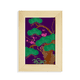 thumbnail image 1 of Purple la cultura japonesa Green Tree Escritorio de madera Arte Pintura 5x7 pulgadas marco de foto foto, 1 of 4