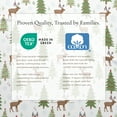 thumbnail image 5 of Great Bay Home 4-Piece 100% Turkish Cotton Flannel Sheet Set, California King, Deer, Trees, & Snow, 5 of 6