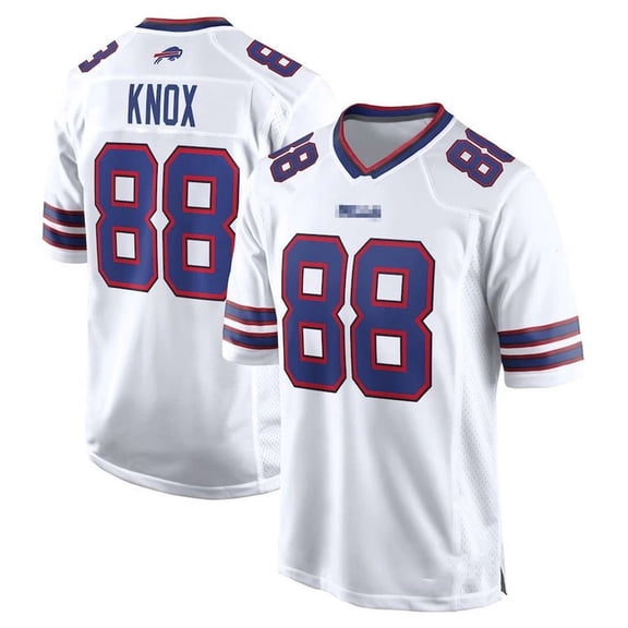 Men's Replica Classic Jersey NO.88 Knox Tshirt Sports Game Tee White-S