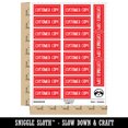 thumbnail image 2 of Customer Copy Invoice Receipt Sticker Set - Red - Gloss Finish - 2.00" Large, 2 of 7