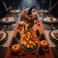 thumbnail image 6 of Resin Floral Witch Figurine, 7.1 inch Nature-Inspired Fall Halloween Statue for Tabletop, Mantel, Shelf, Entryway, Party Display and Seasonal Home Decoration, D, 6 of 7