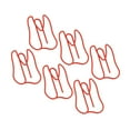 thumbnail image 3 of 100 clips de papel de metal multifuncionales para notas de papel, clips de oficina portátiles para documentos, color rojo, 3 of 12