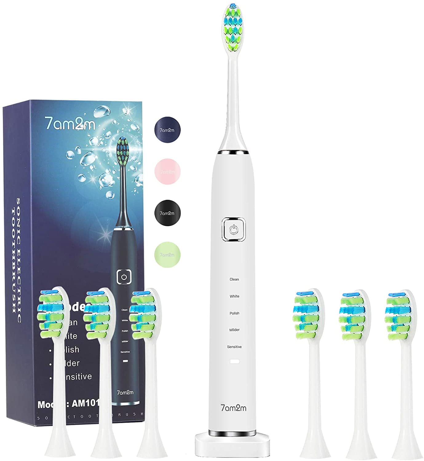 Sonic Electric Toothbrush Adult And Kid Wireless Charging Automatic Rechargeable 