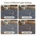 thumbnail image 7 of ODIKA 5'x7' Grey Abstract Geometric Lines Dots Modern Washable Area Rug Contemporary Minimalist Design with Rectangular for Dining Room, Under Table, Home Office, Non-Slip Chair-Friendly, 7 of 7