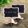thumbnail image 4 of Mini Blackboard Signs Wooden Boards for Leaving Message 14Pcs with Stand, 4 of 5
