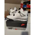 thumbnail image 4 of Ni - ke Air Jordan 4 Retro 'White Cement' FV5029-100 2025 Size 12.5M /14W Brand New, 4 of 5