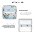 thumbnail image 4 of Goofa Sea Turtle Tissue Box Cover PVC Leather Tissue Holder Square Facial Tissue Case Facial Paper Organizer Dispenser for Bathroom, Vanity Countertop, 4 of 8
