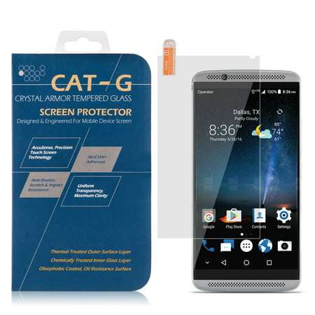 Insten Highly Durable 0.33mm Clear Tempered Glass Screen Protector 9H Hardness Anti-fingerprint For ZTE Axon