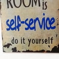 thumbnail image 4 of Hemoton The LAUNDRY ROOM is self-service do it yourself Laundry Room Wall Plaque Sign Hanging Wall Door Sign Decor Ornament, 4 of 6