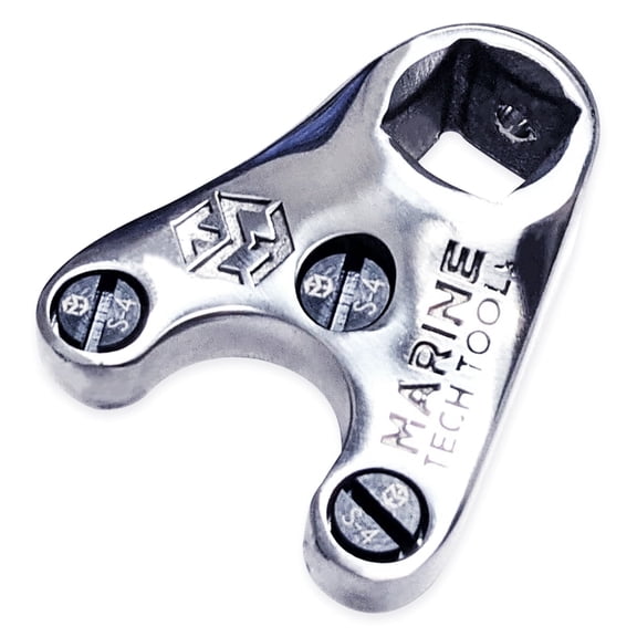 Marine Tech Tools 32mm Trim Cylinder Wrench (AMT0119) - Fits Evinrude Outboards & Volvo Penta Sterndrives - Includes S-4 (4mm) Pins