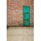 thumbnail image 1 of Telón de fondo de fotografía 150x220cm ABPHQTO Pared de ladrillo Puerta verde, 1 of 1