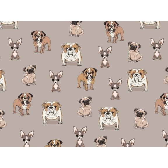 Minerva Fur Back Sweatshirt Stretch Knit Fabric Taupe - per yard