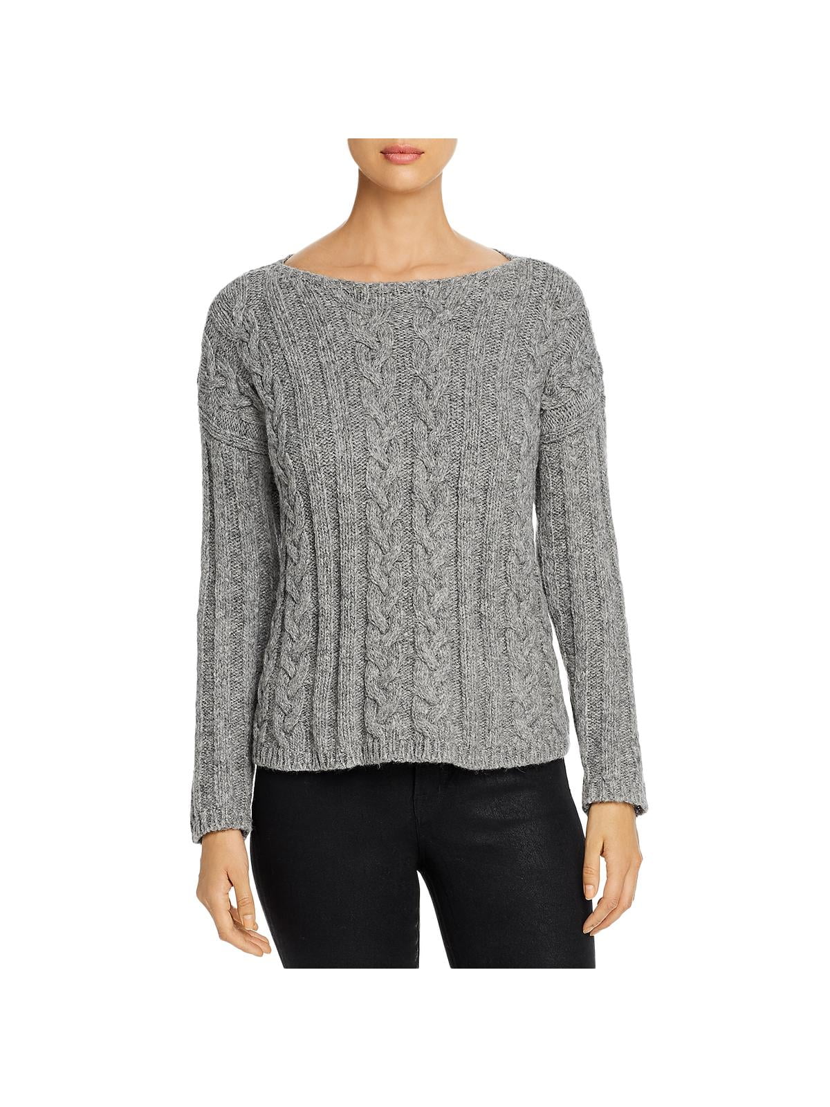 alpaca blend cable knit cardigan
