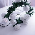thumbnail image 4 of Agiferg String Lights Battery Operated Indoor with LED Light White Roses with Warm Light, 4 of 9