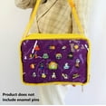 thumbnail image 4 of Multi-Color Ita Crossbody Bag and Multi-Color Insert, Ita Messenger Bag, Window Bag, Pin Purse, Pin Display Bag, Ita Bags, Pin Trading Bag, Itabag, Shoulder Ita Bag., 4 of 8