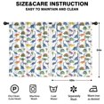 thumbnail image 2 of Blackout Kids Curtains,Dinosaur and Trees White Pattern Children's Insulated Curtains Set Of 2,Bedroom Essentials,Toddler Room Decor 42"x54", 2 of 4
