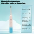 thumbnail image 4 of 2025 NEW Electric Toothbrush With 4 Brush Heads 6 Cleaning Modes IPX7 Water Proofing Two-minute Timer Setting Electric Toothbrush-Newly, 4 of 6