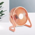 thumbnail image 4 of Mini ventilador de portátil, recargable, rotación de 360 degree, ventiladores de escritorio portátiles para asiento , dormitorio, Rosa Baoblaze Abanico portátil, 4 of 7