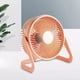 thumbnail image 4 of Mini ventidor de portátil, recargable, rotación de 360 degree, ventidores de escritorio portátiles para asiento , dormitorio, Rosa Macarena Abanico portátil, 4 of 7