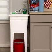 UTILITYSINKS Freestanding Utility Sink - Swing Faucet and Quick Connect Drain - 18 in