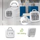 thumbnail image 5 of Baldr Flip Temporizador de cocina digital a prueba de agua para cocinar Ducha Cronómetro Reloj despertador Cocina electrónica Cuenta regresiva Temporizador táctil, 11 Feliz Sencillez, 5 of 5