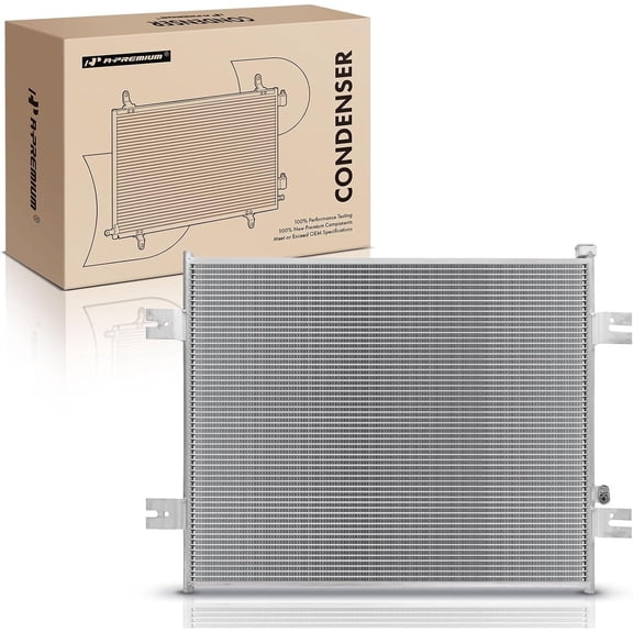 A-Premium Air Conditioning A/C Condenser Compatible with Peterbilt 379 2004-2007, Replace# 9086, HDH010066