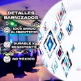 thumbnail image 5 of 24 Pz Plato Desechable De Cartón Decorativo Premium Diamantes 9 pulgadas, 5 of 5