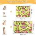 thumbnail image 3 of Pet Cooling Pad Foldable Self Cooling Mat Breathable Pet Cushion Sleep Pad for Dogs and Cats Floral Orint in Bold M, 3 of 9