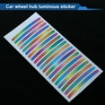 thumbnail image 5 of 20Pcs Wheel Rim Stickers Arc-Shape Car Wheel Rim Tapes Decoration Stickers for 14"-22" Rim Assorted Color PET, 5 of 6
