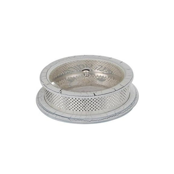 Nua Collection 61011 Matzah Holder with Wood & Silver Plated  White - 12.2 x 2.55 in.