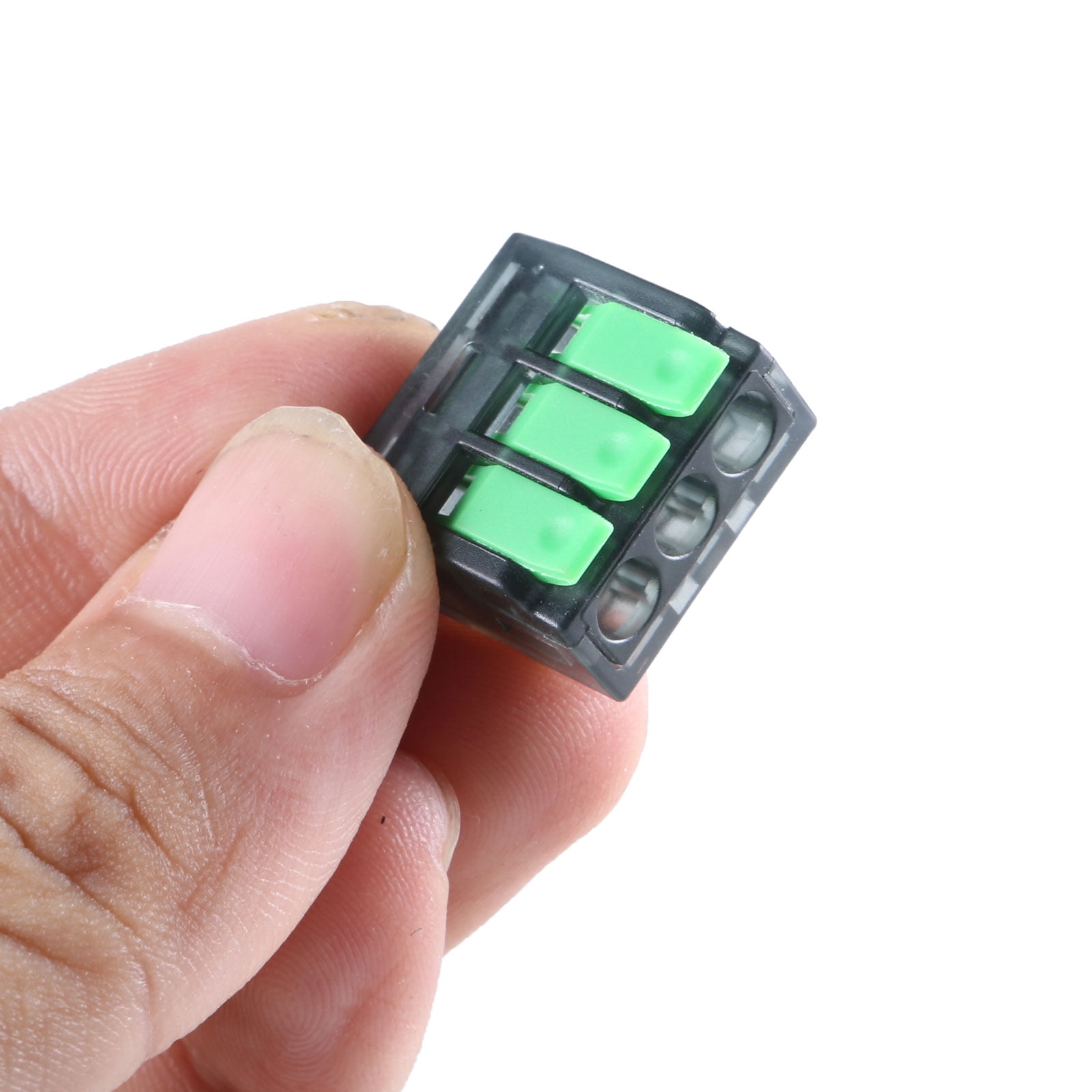 BIBABLYKE 75Pcs Lever Wire Connector Fast Connection Terminals Electrical Connectors Quickly Cable Splicing Terminals Easy to Use