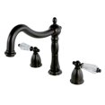 thumbnail image 1 of Roman Tub Filler with Cross Handle, Oil Rubbed Bronze, 1 of 1