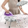thumbnail image 2 of HHBEAUTY Tabletop Ironing Board, Small Ironing Boards with Iron Rest, Folding Iron Board, Extra Thick Cover, Portable Tabletop Ironing Board with Non-Slip Feet, 23.6x14.6", 2 of 6