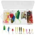 thumbnail image 4 of Lzvxtym Fishing Lures,Fishing Lures Kit,Fishing Bait Lure Set for Saltwater Freshwater,with Tackle Box,107Pcs, 4 of 8