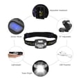 thumbnail image 4 of USB Rechargeable Headlamp Flashlight Hands Free Head Band Outdoor Lamp LED Light, 4 of 12