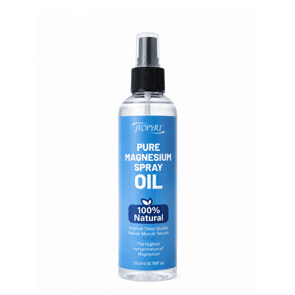 Jtopyrt Magnesium Oil Spray for Relaxing Rejuvenating Muscles and Joints 260ml 8.79 fl oz