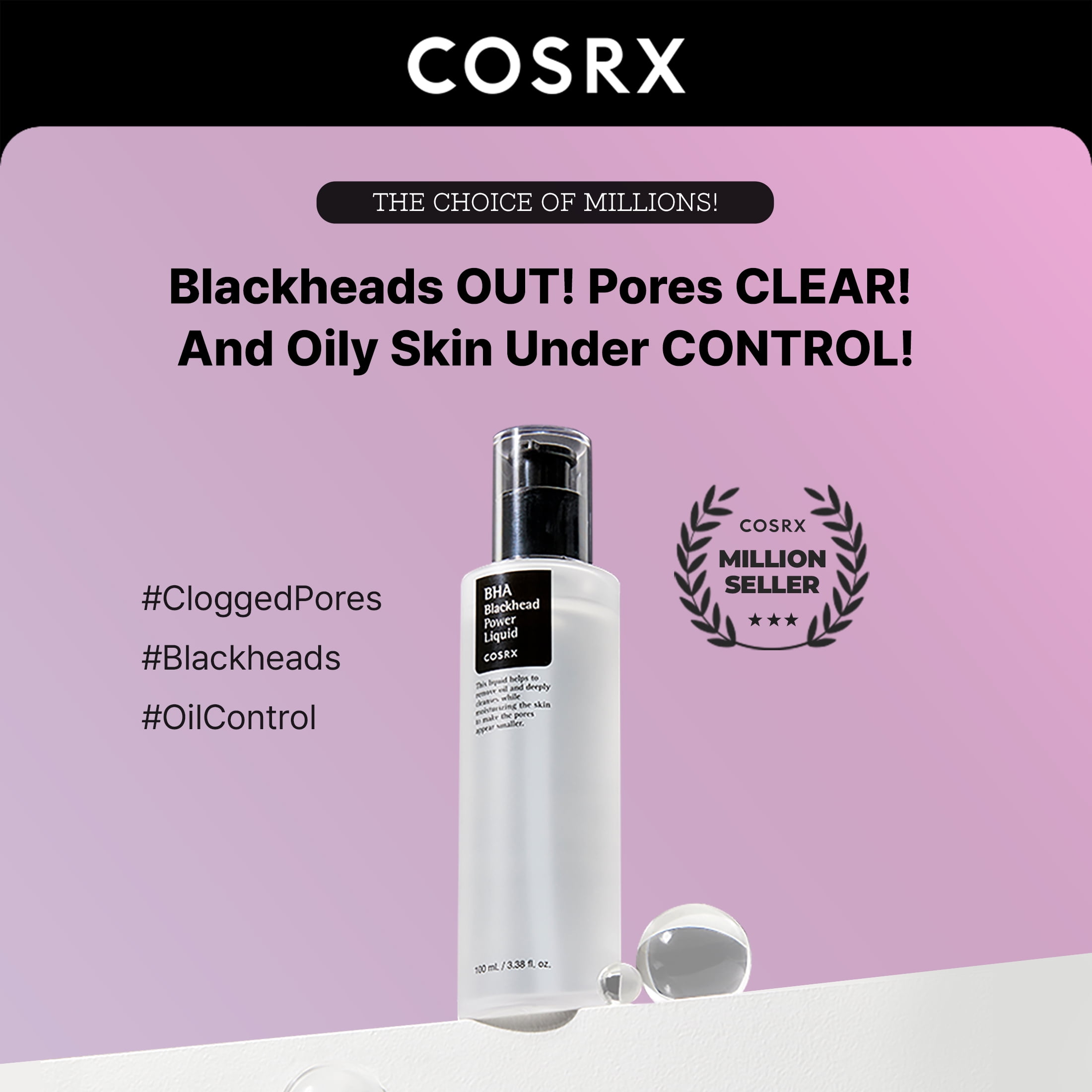 COSRX BHA Blackhead Power Liquid (3.38 fl.oz)