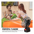 thumbnail image 2 of Ventilador Portátil Recargable Inalámbrico 4.0ah 8-inch 30w Estructura Xtellar Negro, 2 of 3