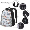 thumbnail image 3 of Balery Trains And Cactuse Mochila Escolar 3 en 1 para Niños - Mochila Resistente con Lonchera Térmica y Estuche - Mochila Escolar para Niños y Niñas, 3 of 7