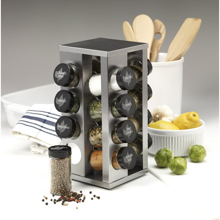 Kamenstein, Heritage 16-Jar Revolving Spice Rack Organizer