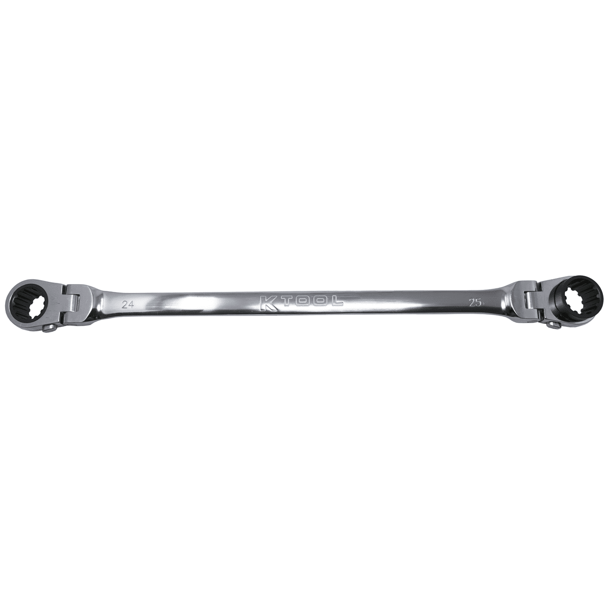 K Tool International XDDBM4, 21X22MM, 90 Tooth Design, 180 Degree Flex Head Wrench Set 2 Piece