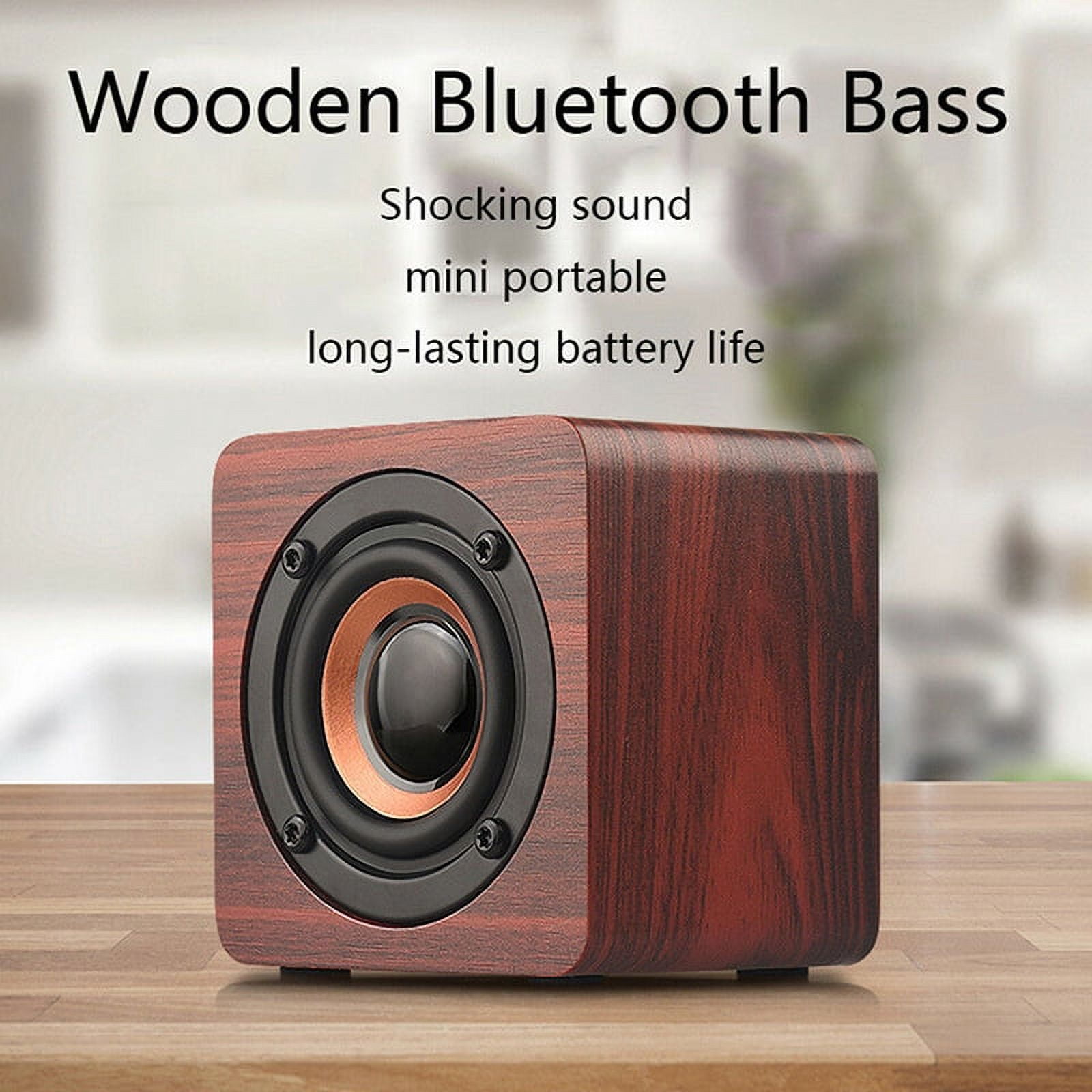 Mini wood bluetooth speaker 2025