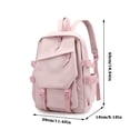 thumbnail image 2 of CZSCPDAW Women's Light Blue School Backpack with Laptop Compartment and Multi-Pocket Storage for School Travel and Daily Use, 2 of 2
