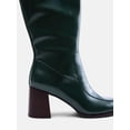thumbnail image 4 of Free Assembly Women's Faux Leather Square Toe Tall Boots, 4 of 7
