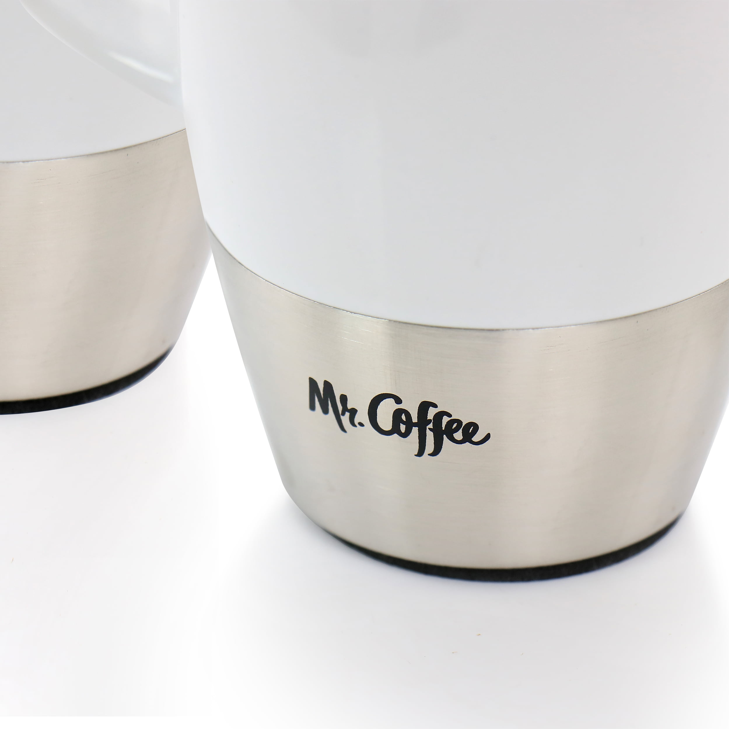 Mr. Coffee 3-Piece Stoneware Travel Mug Set, 14 Oz, Assorted Colors