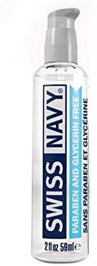 Swiss Navy Paraben & Glycerin Free Water-Based Personal Lubricant & Sex Gel for Couples, 4 oz